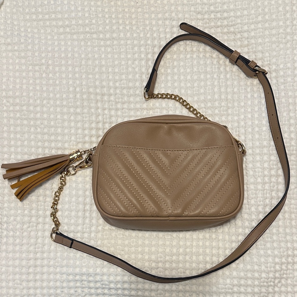 Tan Crossbody Bag
